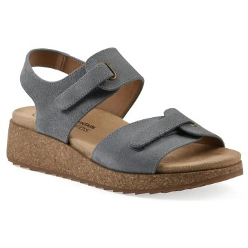 (image for) Gelato Wedge Sandal – Blue Raspberry Suede