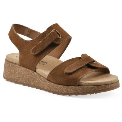 Gelato Wedge Sandal – Whiskey Suede (image for) Gelato Wedge Sandal – Whiskey Suede