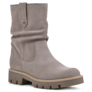 (image for) Glean Suede Bootie - Light Taupe Suede