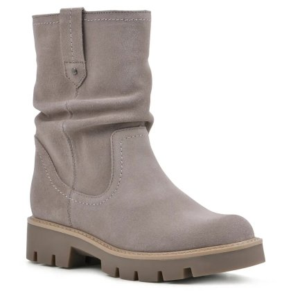 (image for) Glean Suede Bootie - Light Taupe Suede