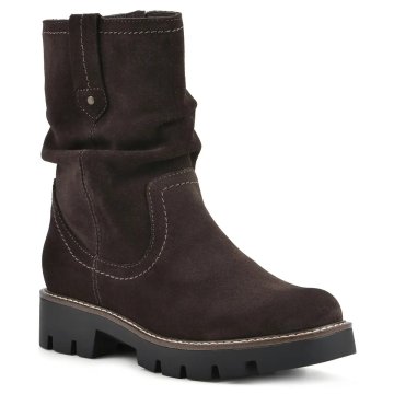 (image for) Glean Suede Bootie - Brown Suede