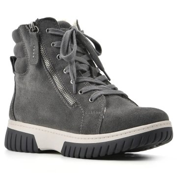 (image for) Go Getter Suede Bootie - New Charcoal Suede