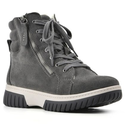 (image for) Go Getter Suede Bootie - New Charcoal Suede