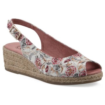 (image for) Maize Wedge Heel - Blush Floral Print