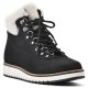 (image for) Cozy Bootie - Black Pebble Grain Fabric