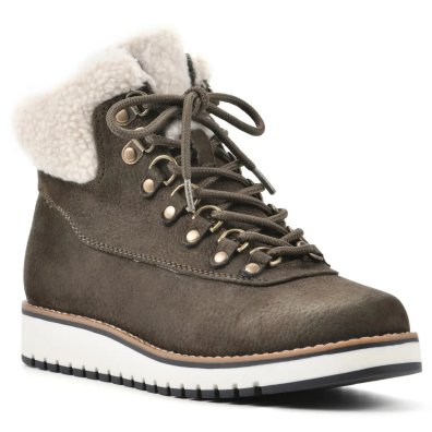 (image for) Cozy Bootie - Army Pebble Grain Fabric
