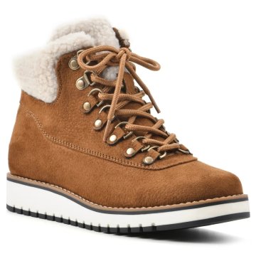 (image for) Cozy Bootie - Tobacco Pebble Grain Fabric
