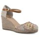 (image for) Mamba Wedge Heel - Natural Multi Fabric